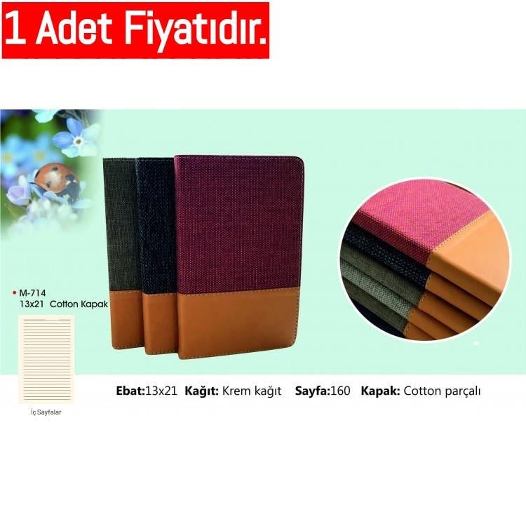 Mercan M-714 13X21 Cotton Parçalı Defter (1 Adet)Mercan M-714 13X21 Cotton Parçalı Defter - Kirtasiyem.netModelist Defterler