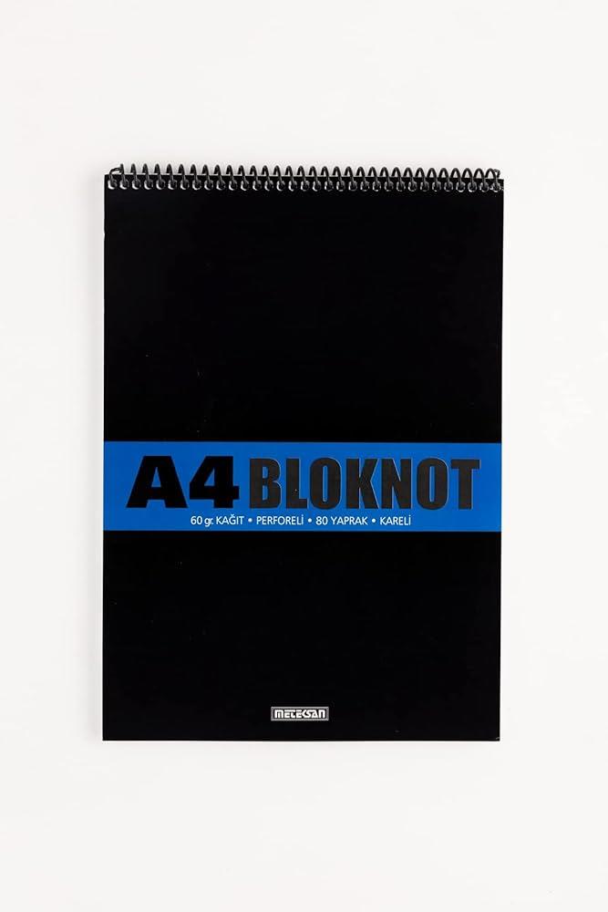 Meteksan A4 80-4 Bloknot Pet Spiralli BloknotMeteksan A4 80-4 Bloknot Pet Spiralli Bloknot - Kirtasiyem.netBloknotlar