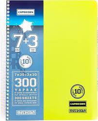 Meteksan A4 Capricorn Spr.Pp Kapak 10 Konulu 7+3 K.Ayraçlı 300 Yaprak Sarı_10Meteksan A4 Capricorn Spr.PP Kapak 10 Konulu 7+3 K.Ayraçlı 300 Yaprak Sarı_10 - Kirtasiyem.netSeperatörlü ( Ayraçlı ) Defterler