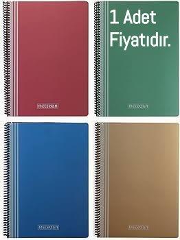 Meteksan A4 Ivory Metalik Spr.PP Kapak 80-4 Kareli_32Meteksan 80-4 A4 Ivory Metalik PP Spr Defter *30 - Kirtasiyem.netSpiralli Plastik Kapak Defterler