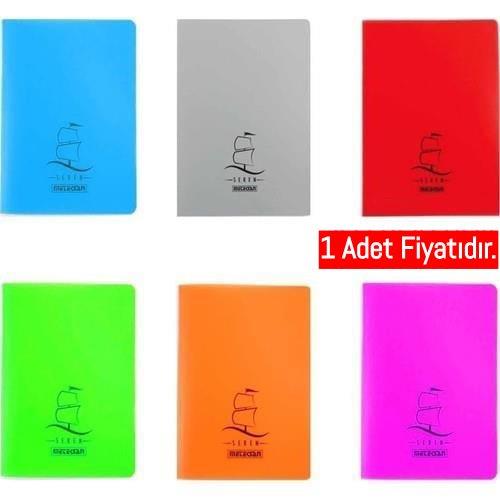 Meteksan A4 Seren PP Kapak 60-0 Çizgisiz_48 (1 Adet)Meteksan 60-0 Seren A4 Metod Defter *48 - Kirtasiyem.netPlastik Kapak Defterler