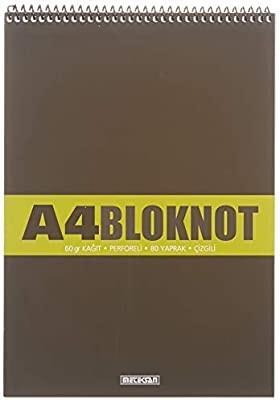 Meteksan Spiralli Bloknot A4 40-1 SimpleMeteksan Spiralli Bloknot A4 40-1 Simple - Kirtasiyem.netBloknotlar