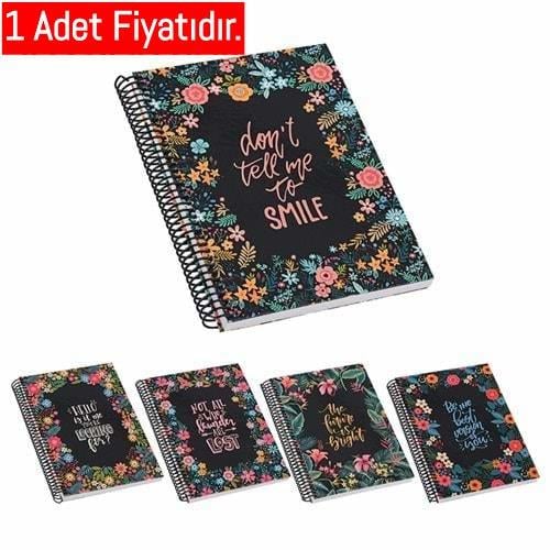 Mikro 17X24 Flowers Kareli 120Yp.Okul Defteri (1 Adet)Mikro 17X24 Flowers Kareli 120Yp.Okul Defteri - Kirtasiyem.netOkul Defterleri