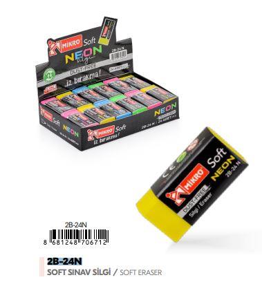 Mikro 2B-24N Neon Soft SilgiMikro 2B-24N Neon Soft Silgi - Kirtasiyem.netSilgiler