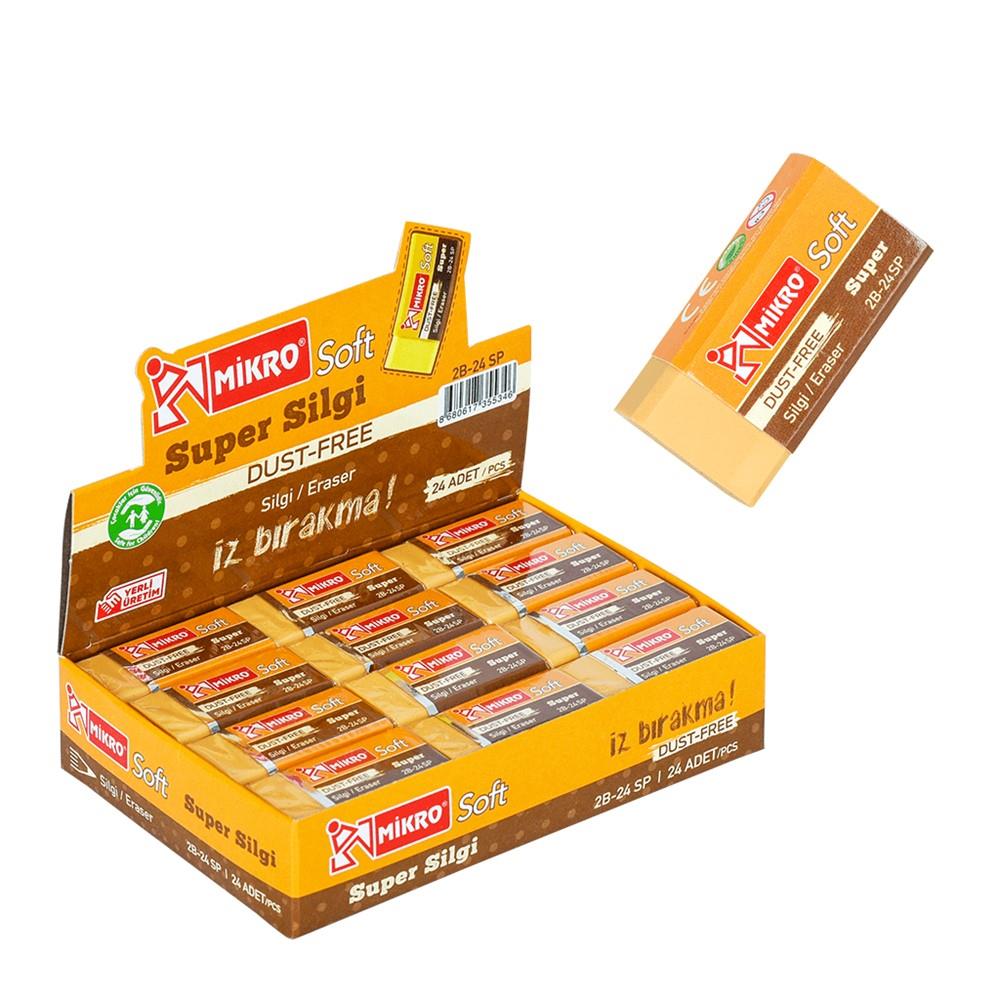 Mikro 2B-24Sp (Super) Soft Silgi (1 Adet)Mikro 2B-24Sp (Super) Soft Silgi - Kirtasiyem.netSilgiler