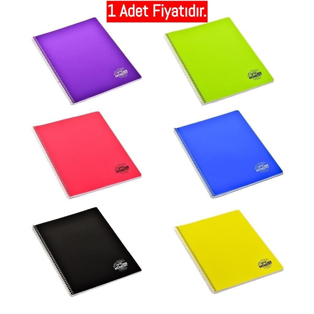 Mikro 72-4 A4 Plastik Kapak Spiralli Defter Pastel (1 adet)Mikro 72-4 A4 Plastik Kapak Spiralli Defter Pastel (1 adet) - Kirtasiyem.netSpiralli Plastik Kapak Defterler
