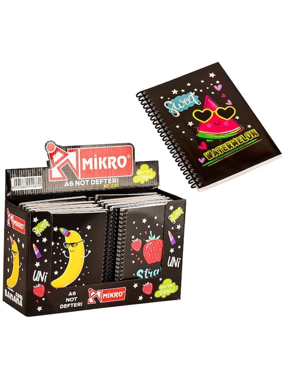 Mikro A6-60 Yp.Nt-230 Çizgili Not Defteri*24 (1 Adet)Mikro A6-60 Yp.Nt-230 Çizgili Not Defteri*24 (1 Adet) - Kirtasiyem.netNot Defterleri