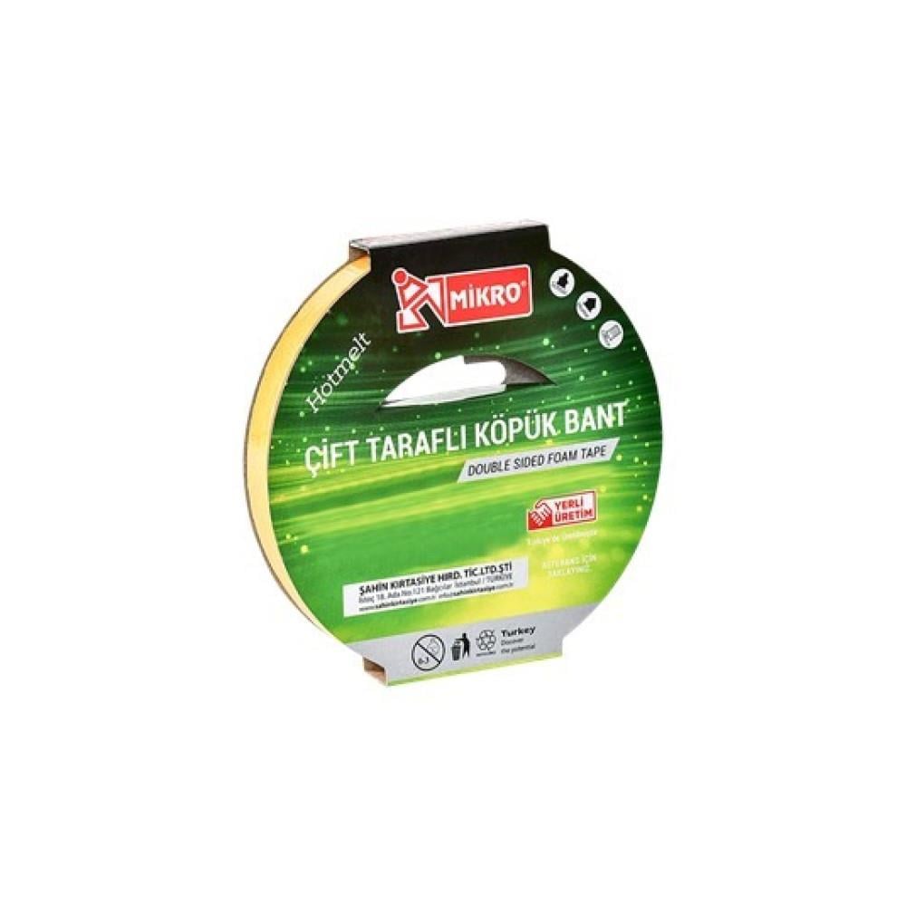 Mikro Bnt-201 15Mmx5Mt Çift Tar. Köpük Bant_20Mikro Bnt-201 15Mmx5Mt Çift Tar. Köpük Bant *20 - Kirtasiyem.netÇift Taraflı Bantlar