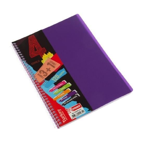 Mikro Ekonomik Spiralli 3+1 Ayraçlı Defter A4 120 Yaprak (36)Mikro Ekonomik Spiralli 3+1 Ayraçlı Defter A4 120 Yaprak (36) - Kirtasiyem.netSeperatörlü ( Ayraçlı ) Defterler