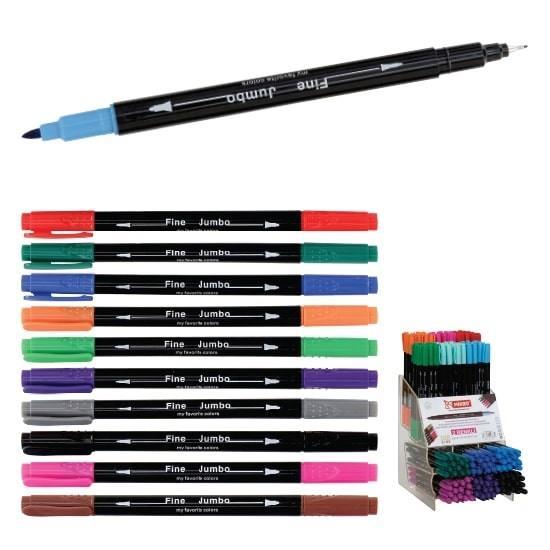 Mikro Fineliner Standlı Çift Uçlu Zw 293-300Mikro Fineliner Standlı Çift Uçlu Zw 293-300 - Kirtasiyem.netDövme Kalemleri