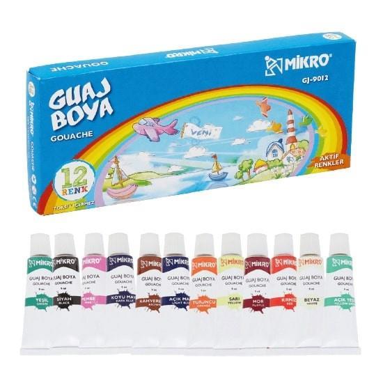 Mikro Guaj Boya 9 Ml Gj-9012AMikro Guaj Boya 9 Ml Gj-9012A - Kırtasiyem.netGuaj Boyalar