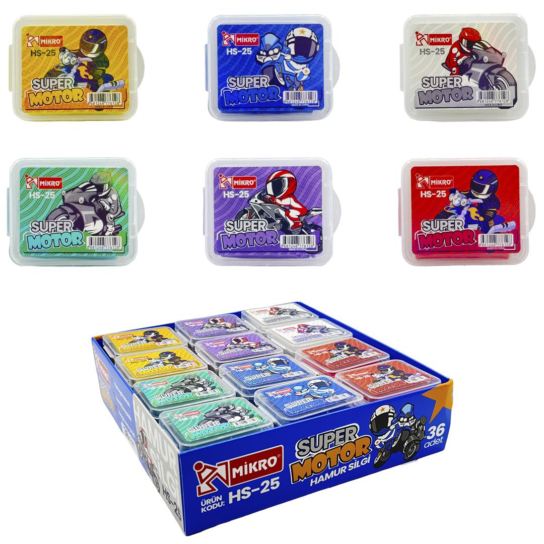 Mikro Hs-25 Super Motor Hamur Silgi _36Silgiler