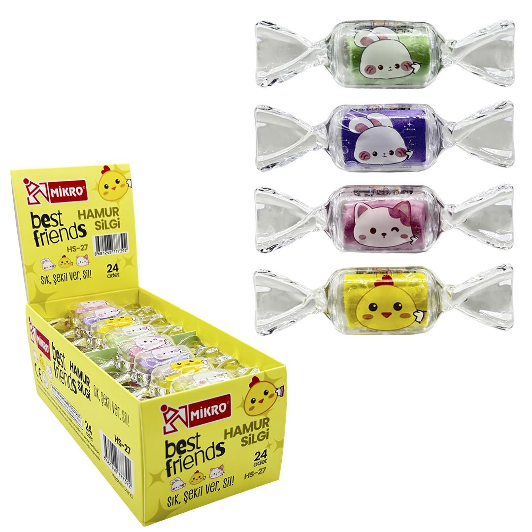 Mikro Hs-27 Best Frıends Hamur Silgi_24Silgiler
