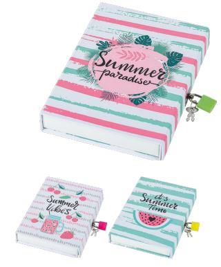 Mikro  Ht-62  Kilitli Hatıra Defteri Summer VibeMikro  Ht-62  Kilitli Hatıra Defteri Summer Vibe - Kirtasiyem.netHatıra Defterleri