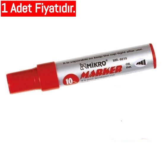 Mikro Jumbo Markör 6010 10 Mm Kırmızı (1 Adet)Mikro Jumbo Markör 6010 10 Mm Kırmızı - Kirtasiyem.netMarkörler