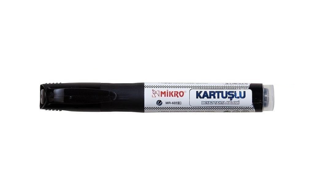 Mikro Kartuşlu Tahta Kalemi 6019 Siyah (1 Adet)Mikro Kartuşlu Tahta Kalemi 6019 Siyah - Kirtasiyem.netBeyaz Tahta Kalemi