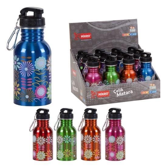 Mikro Matara 400 Ml Çelik Mt 2838-12Mikro Matara 400 Ml Çelik Mt 2838-12 - Kirtasiyem.netMataralar
