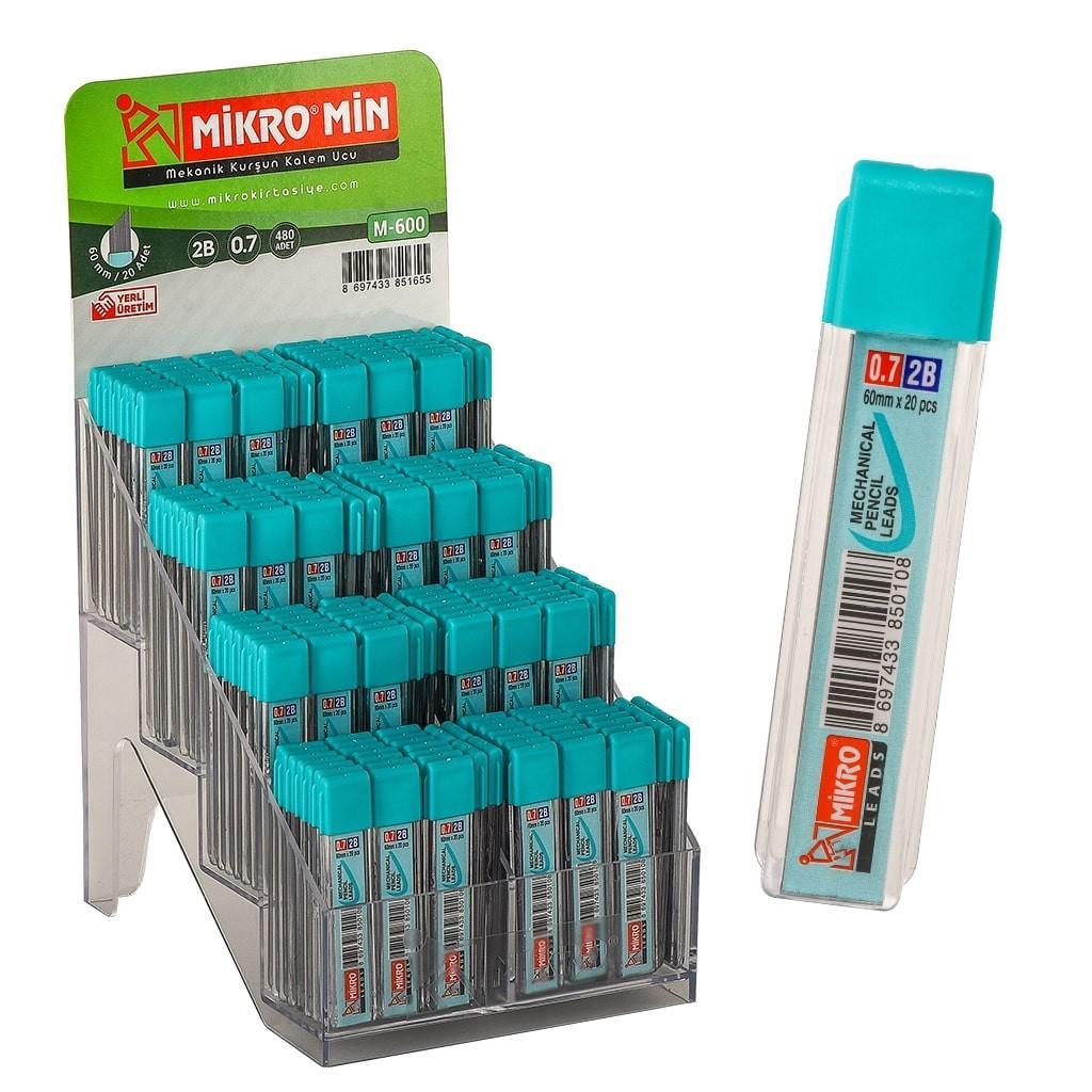 Mikro Min M-600 60 Mm Mikro Min M-600 60 Mm  - Kirtasiyem.netKalem Uçları ( Min )