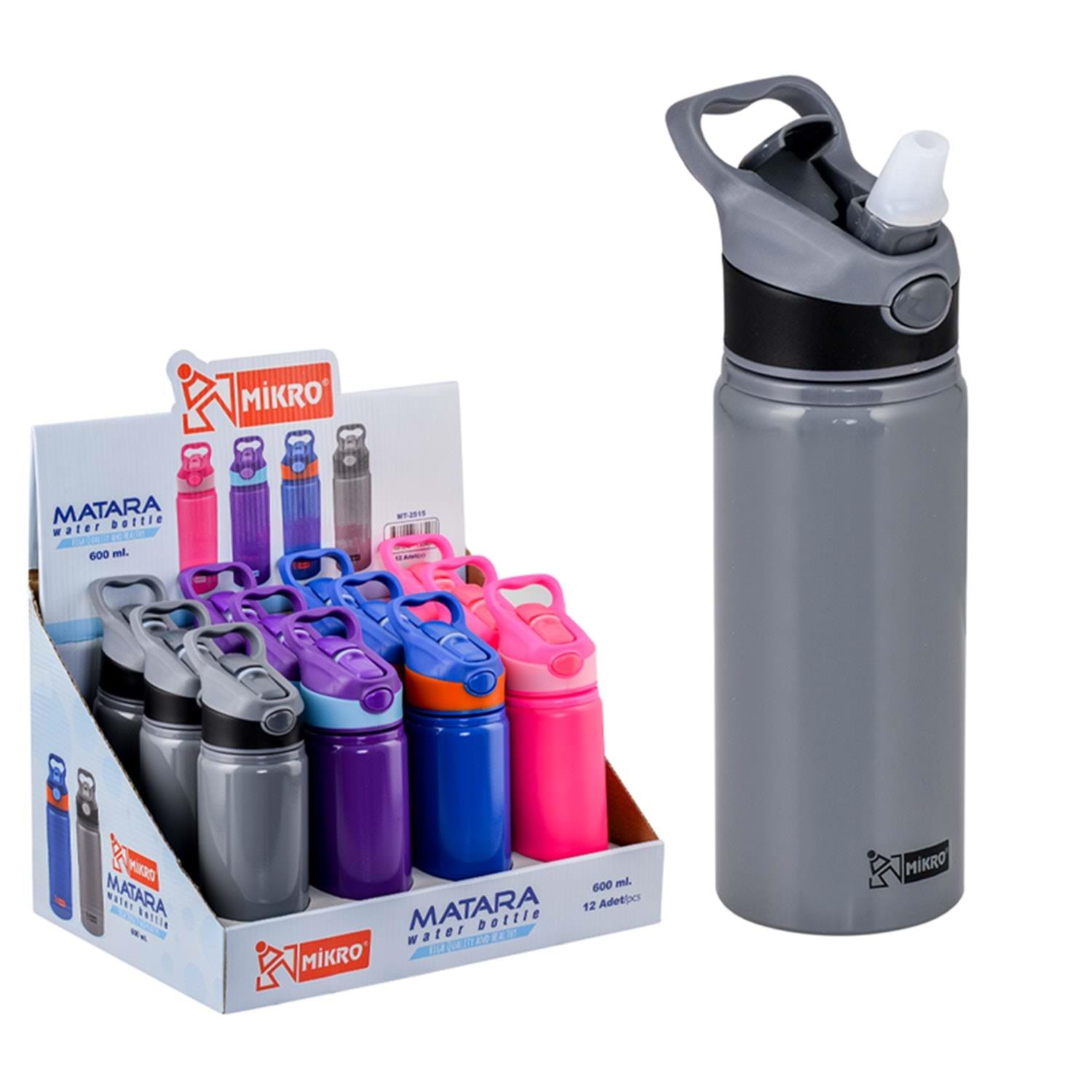 Mikro Mp-2515-12 600 Ml Aliminyum MataraMikro Mp-2515-12 600 Ml Aliminyum Matara - Kirtasiyem.netMataralar