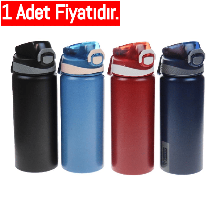 Mikro Mp-2520-12 600 Ml Aliminyum Matara (1 Adet)Mikro Mp-2520-12 600 Ml Aliminyum Matara - Kirtasiyem.netMataralar