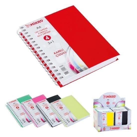 Mikro Not Defteri 3+1 A6-120 Yaprak StandlıMikro Not Defteri 3+1 A6-120 Yaprak Standlı - Kirtasiyem.netSeperatörlü ( Ayraçlı ) Defterler