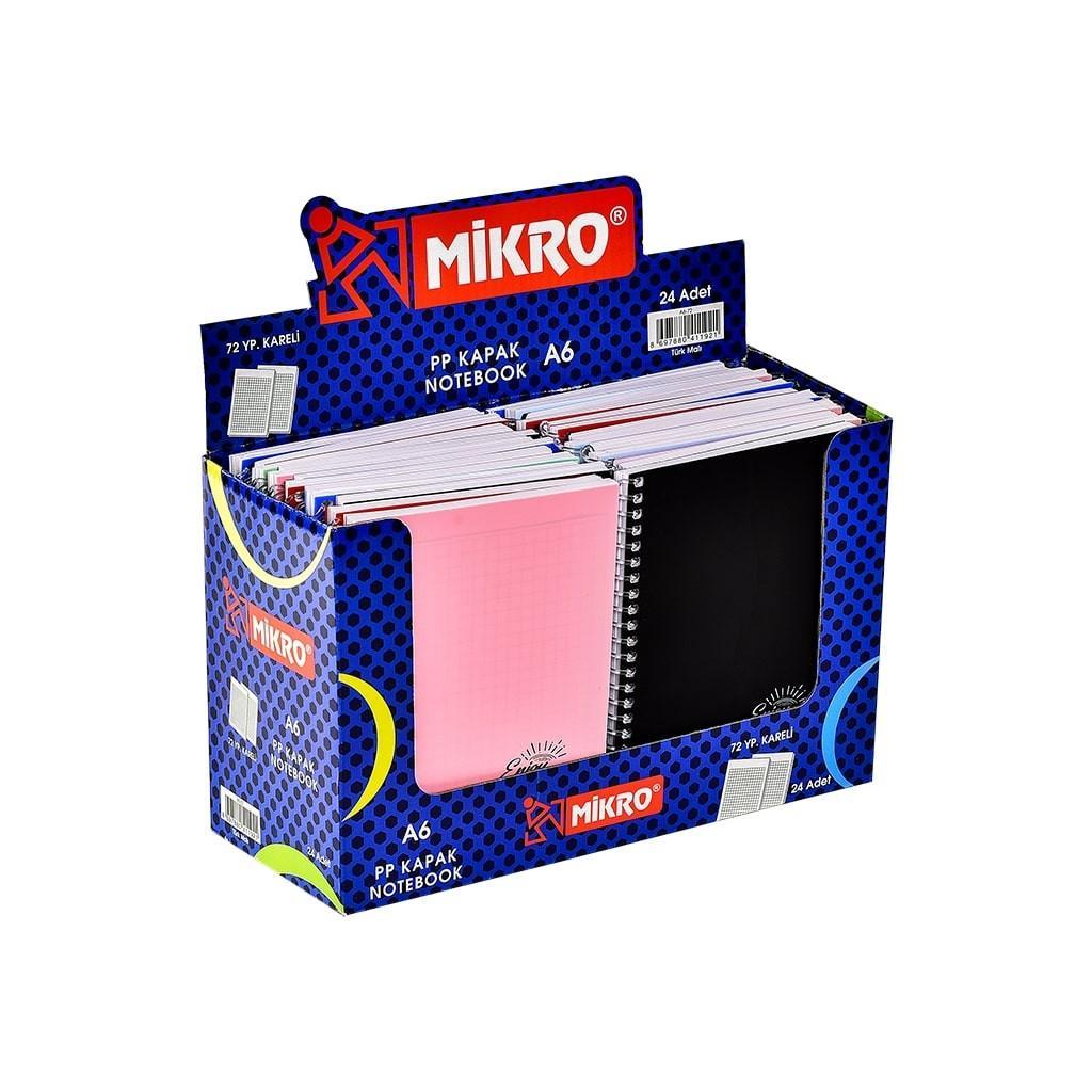 Mikro Not Defteri A6 72 Yaprak Kareli A672KMikro Not Defteri A6 72 Yaprak Kareli A672K - Kirtasiyem.netNot Defterleri