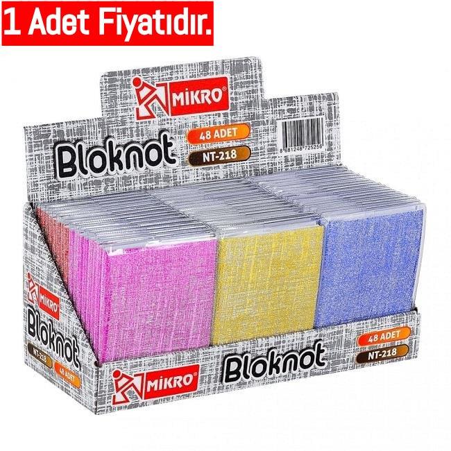 Mikro Nt-218 Çizgili Not Defteri (1 Adet)Mikro Nt-218 Çizgili Not Defteri *48 - Kirtasiyem.netNot Defterleri