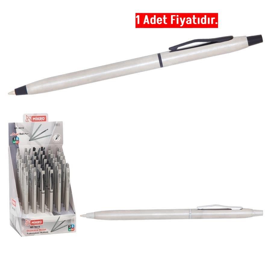Mikro Otomatik Metal Tükenmez Kalem Bp 901S-36 (1 Adet)Mikro Otomatik Metal Tükenmez Kalem Bp 901S-36 - Kirtasiyem.netTükenmez Kalemler