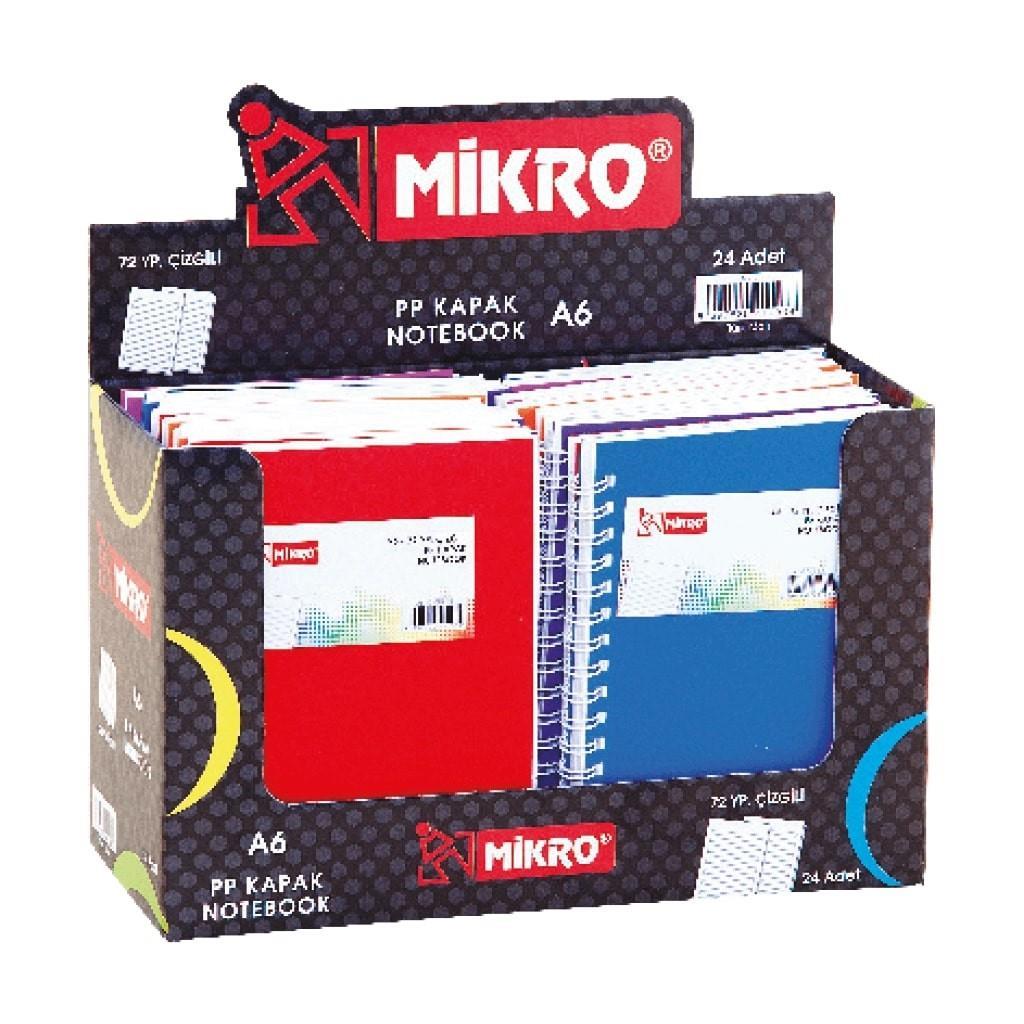 Mikro Plastik Kapak Bloknot Çizgili A6-72 Yaprak Mikro Plastik Kapak Bloknot Çizgili A6-72 Yaprak  - Kirtasiyem.netBloknotlar