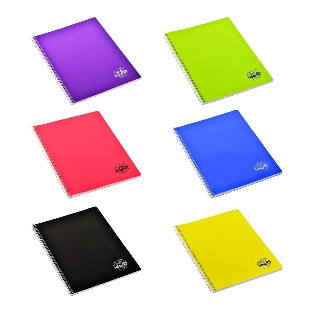 Mikro Plastik Kapak Spiralli Defter Pastel A4 72-1Mikro Plastik Kapak Spiralli Defter Pastel A4 72-1 - Kirtasiyem.netSpiralli Plastik Kapak Defterler
