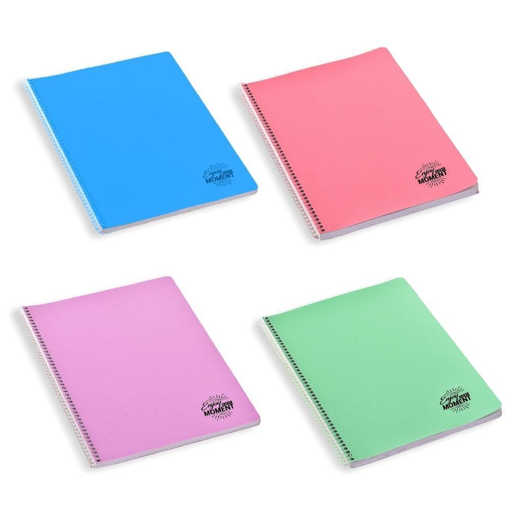 Mikro Plastik Kapak Spiralli Defter Pastel A4 120-1Mikro Plastik Kapak Spiralli Defter Pastel A4 120-1 - Kirtasiyem.netSpiralli Plastik Kapak Defterler