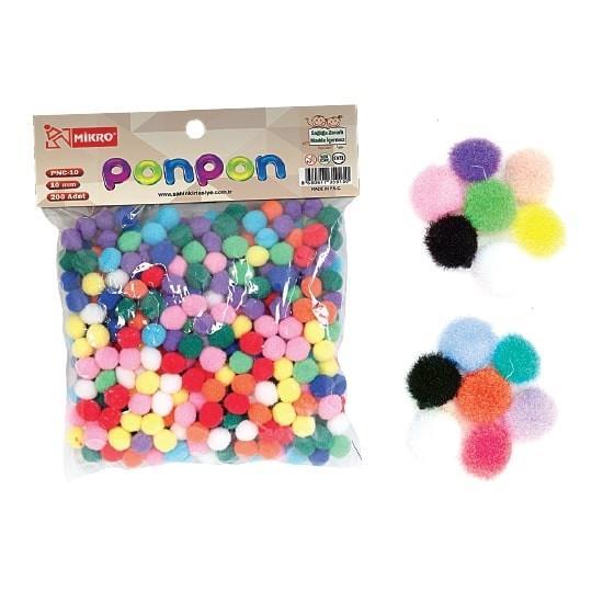 Mikro Ponpon 10 Mm 200.Lü Pnc-10Mikro Ponpon 10 Mm 200.Lü Pnc-10 - Kirtasiyem.netPonponlar