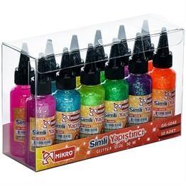 Mikro Renkli Simli Yapıştırıcı 50 Ml Gg-1242 (1 Adet)Mikro Renkli Simli Yapıştırıcı 50 Ml Gg-1242 (1 Adet) - Kirtasiyem.netSimler