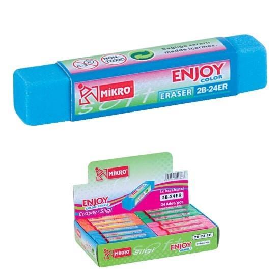 Mikro Silgi 24 Lü Enjoy Renkli 2B-24ErMikro Silgi 24 Lü Enjoy Renkli 2B-24Er - Kirtasiyem.netSilgiler