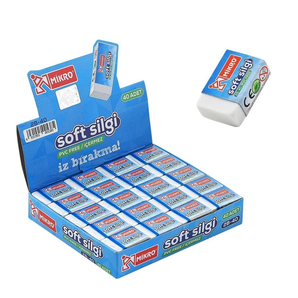 Mikro Silgi 2B-40Mikro Silgi 2B-40 - Kirtasiyem.netSilgiler
