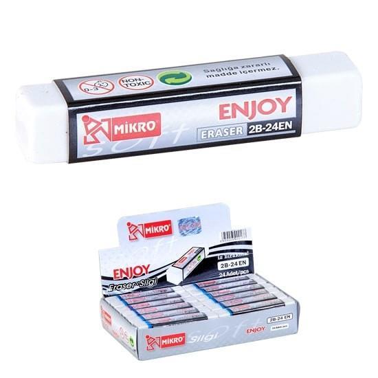 Mikro Silgi Enjoy Beyaz 24 Lü 2B-24EnMikro Silgi Enjoy Beyaz 24 Lü 2B-24En - Kirtasiyem.netSilgiler