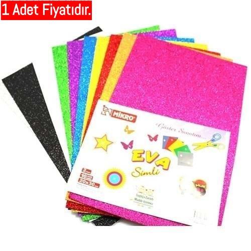 Mikro Simli Eva 1023 50X70 Cm (10 Renk Seçeneği  (1 ADET))Mikro Simli Eva 1023 50X70 Cm (10 Renk Seçeneği  (1 ADET)) - Kirtasiyem.netEvalar