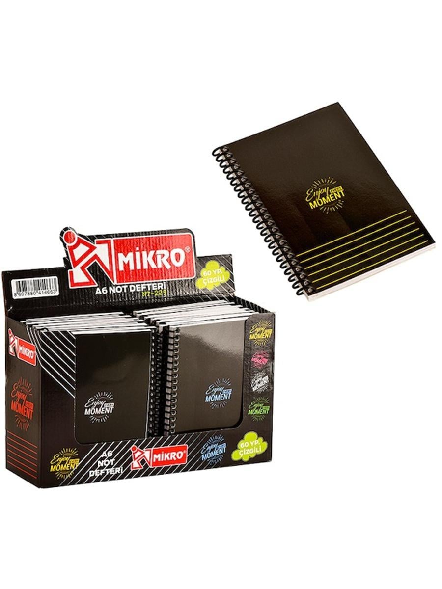 Mikro St. A6-60 Yp. Nt-229 Çizgili Not Deft. *24Mikro St. A6-60 Yp. Nt-229 Çizgili Not Deft. *24 - Kirtasiyem.netNot Defterleri