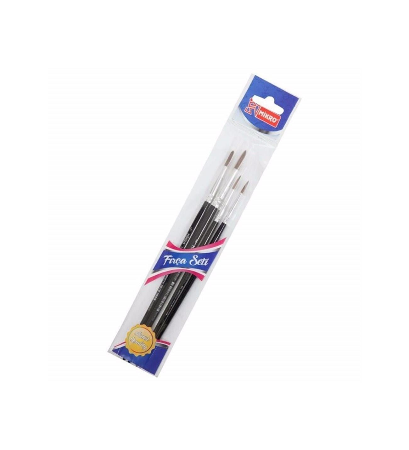 Mikro Sulu Boya Fırçası 4 Lü No:2-4-6-8 Mf-Set-2Mikro Sulu Boya Fırçası 4 Lü No:2-4-6-8 Mf-Set-2 - Kırtasiyem.netSulu Boya Fırçası