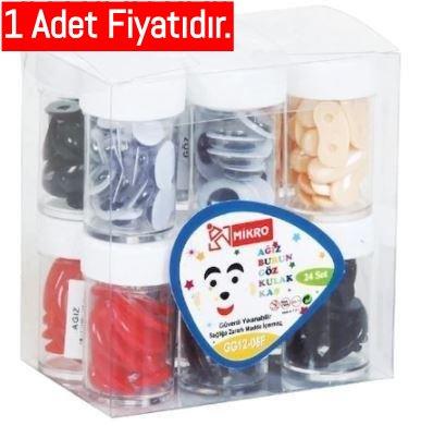 Mikro Yüz Seti Gg 12-08F3 _72 (1 Tüp)Mikro Yüz Seti Gg 12-08F3 _72 (1 Tüp) - Kirtasiyem.netAğız Burun Kulak