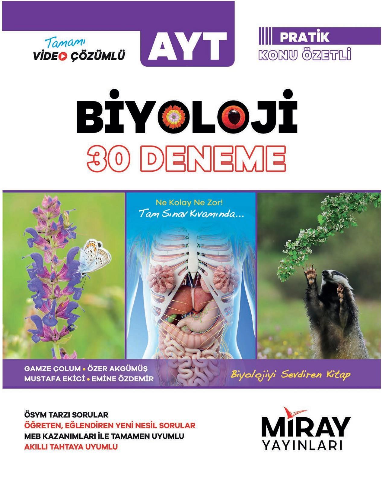 Miray AYT Biyoloji 30 DenemeMiray AYT Biyoloji 30 Deneme - Kirtasiyem.netAYT