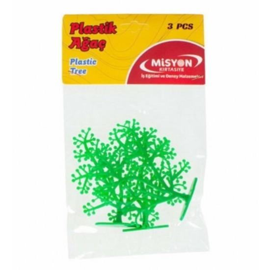Misyon Plastik Ağaç 3 Lü KOD:001Misyon Plastik Ağaç 3 Lü KOD:001 - Kirtasiyem NetÖlçekli Figürler