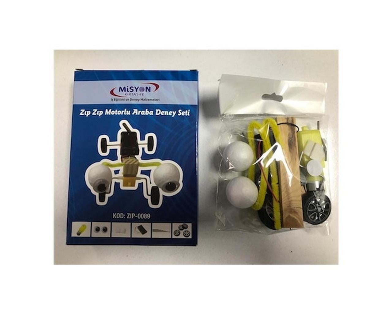 Misyon Zıp Zıp Motorlu Araba Deney Seti  ZIP-0089Misyon Zıp Zıp Motorlu Araba Deney Seti  ZIP-0089 - Kirtasiyem.netEğitici Materyaller