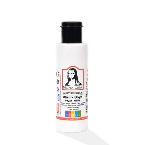 Monalisa Akrilik Boya 70 Ml Beyaz        --SD150-09Monalisa Akrilik Boya 70 ml Beyaz - Kırtasiyem.netAkrilik Boyalar	
