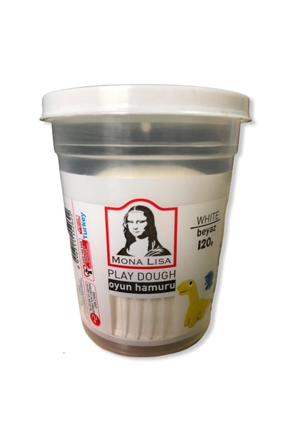 Monalisa Oyun Hamuru Beyaz 120 G        --SD240-06Monalisa Oyun Hamuru Beyaz 120 g SD240-06 - Kirtasiyem.netOyun Hamurları