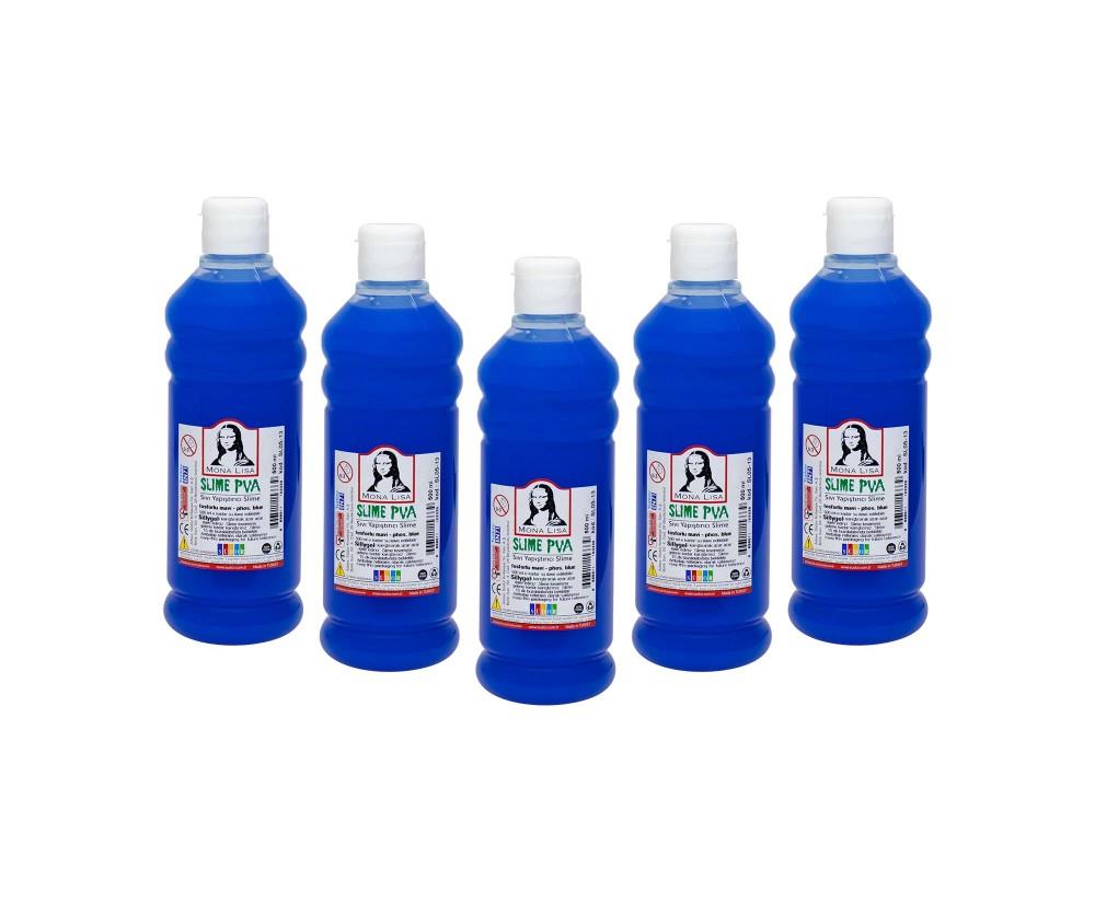 Monalisa Sıvı Slime 500 Ml Fosforlu Mavi        --SL05-13Südor Monalisa Sıvı Slime 500 ml Neon Mavi - Kirtasiyem NetSlime