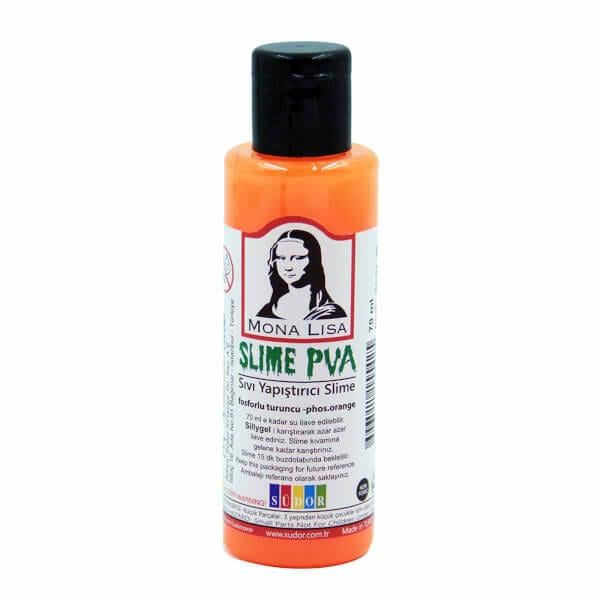 Monalisa Sıvı Slime 70 Ml Fosforlu Turuncu        --SL01-15Monalisa Sıvı Yapıştırıcı Slime 70 Ml Fosforlu Turuncu - Kirtasiyem NetSlime