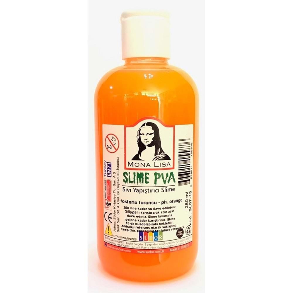 Monalisa Slime 250 Ml Fosforlu Turuncu        --SL07-15Monalisa Slime 250 Ml Fosforlu Turuncu        --SL07-15 - Kirtasiyem.netSlime