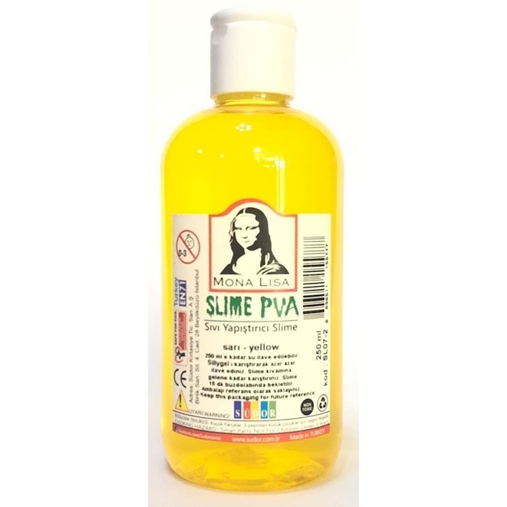 Monalisa Slime 250 Ml Sarı        --SL07-2Monalisa Slime 250 Ml Sarı        --SL07-2 - Kirtasiyem.netSlime