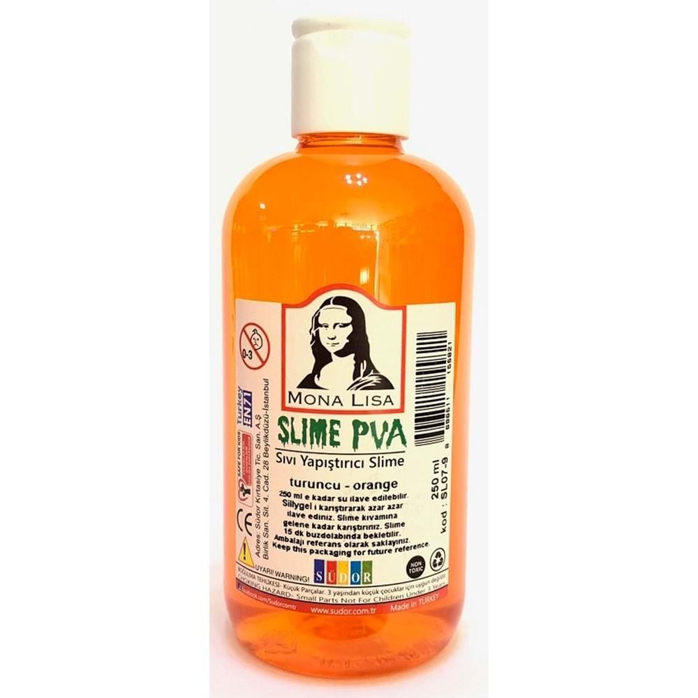 Monalisa Slime 250 Ml Turuncu        --SL07-9Monalisa Slime 250 Ml Turuncu        --SL07-9 - Kirtasiyem.netSlime